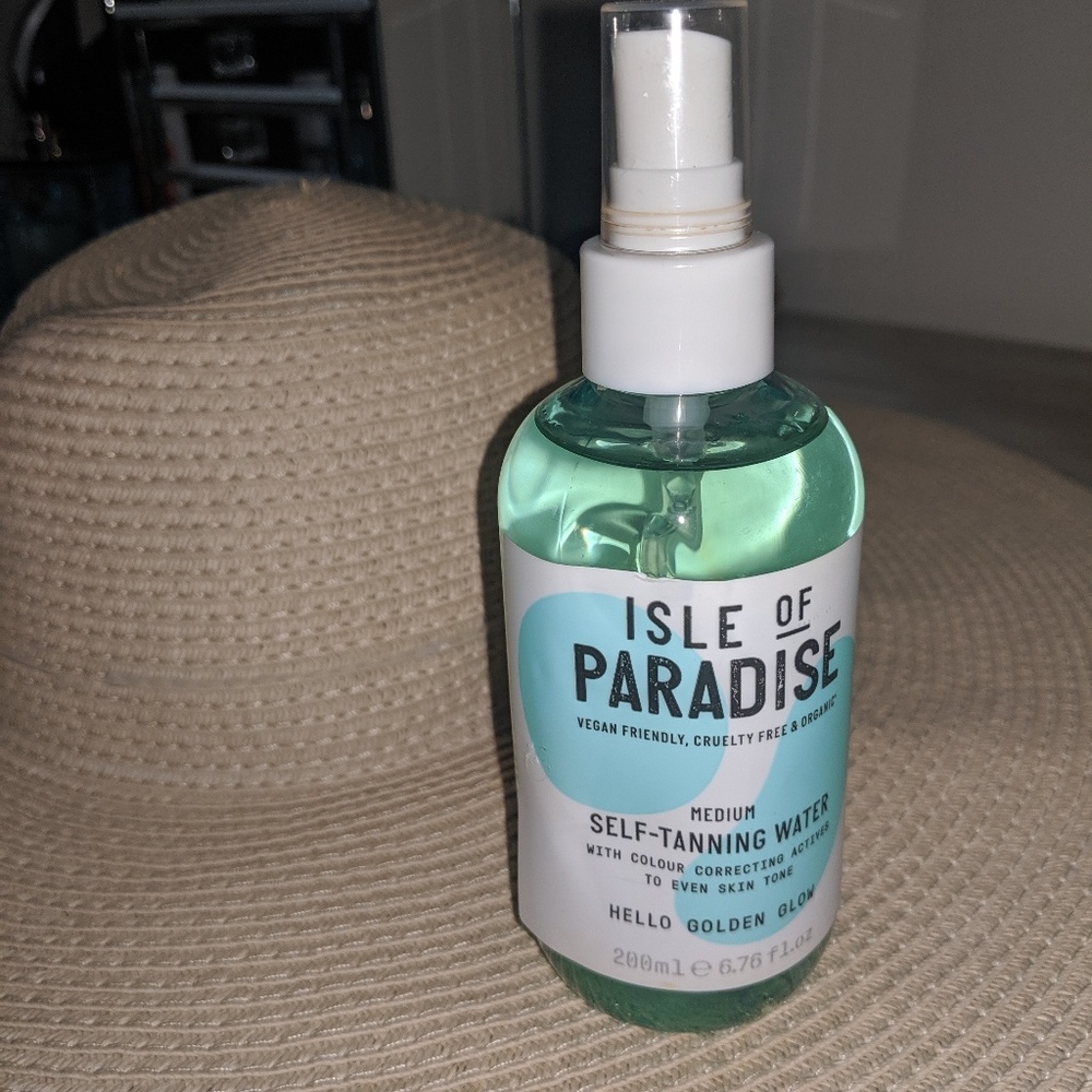 Tanning water